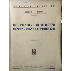 Istituzioni di diritto internazionale pubblico.