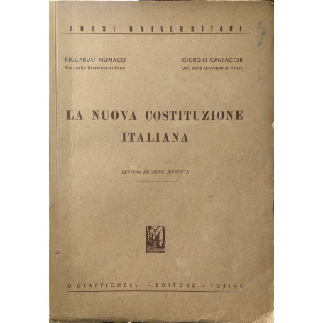 La nuova Costituzione Italiana