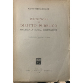 Istituzioni di diritto pubblico secondo la nuova Costituzione
