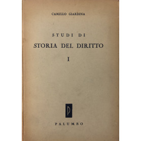 Studi di storia del diritto. Vol. I