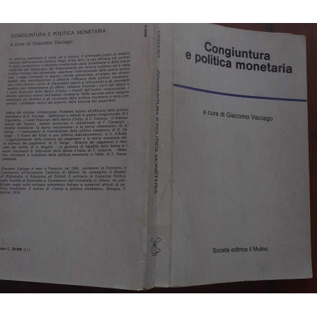 Congiuntura e politica monetaria