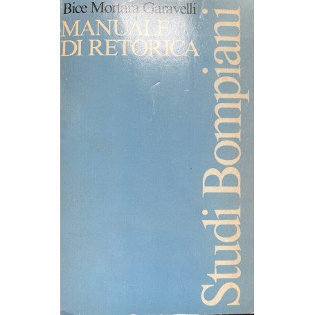 Manuale di retorica.