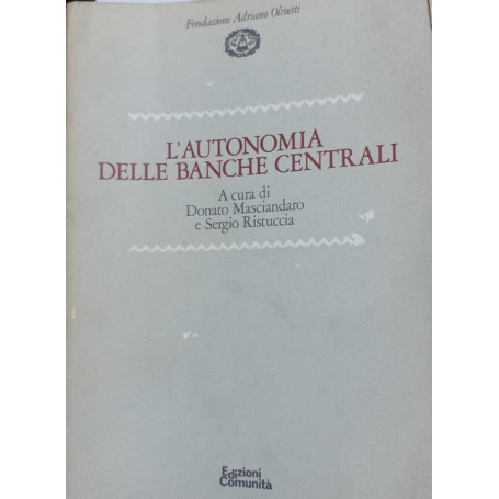 L'autonomia delle banche centrali