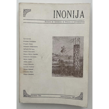 Inonija. Rivista di tendenza di poesia e letteratura. Numero tre. Gennaio-Giugno 1988.