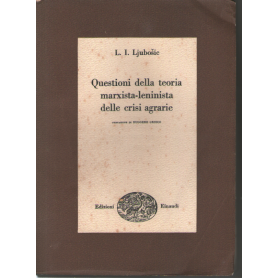 Questioni della teoria marxista-leninista delle crisi agrarie.