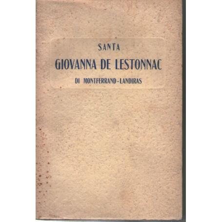 Santa Giovanna De Lestonnac.