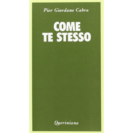 Come te stesso. Meditazione sulla missione.