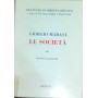 Le società. Volume 1. Società in generale