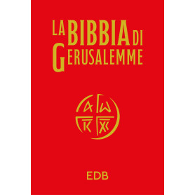 LA BIBBIA DI GERUSALEMME - EDIZIONE IN TELA ROSSA CON COFANETTO
