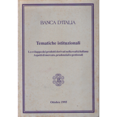 Tematiche istituzionali