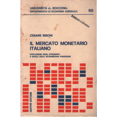 Il mercato monetario italiano.