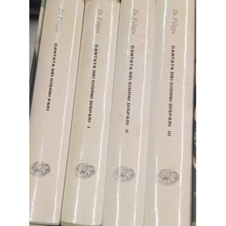Cantata dei giorni dispari (3 volumi) e dei giorni pari (1 Volume)