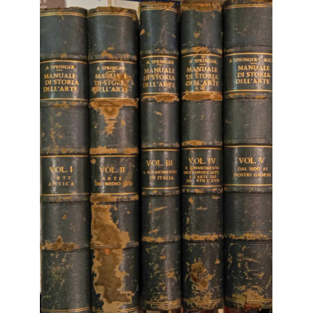 Manuale di storia dell'arte (5 volumi)