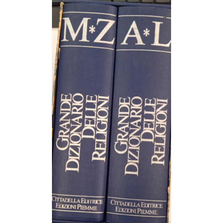 Grande dizionario delle religioni (due volumi)