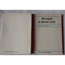 Rassegna di diritto civile. Volume 1. 1980.