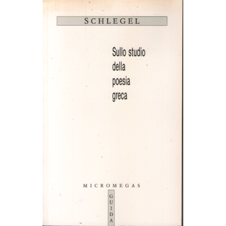 Sullo studio della poesia greca