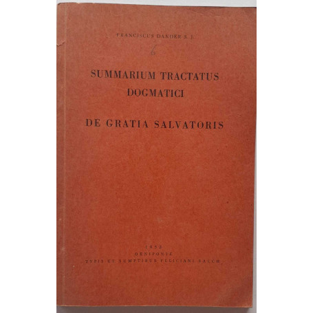 Summarium tractatus dogmatici de Gratia Salvatoris