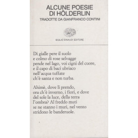 Alcune poesie di Holderlin