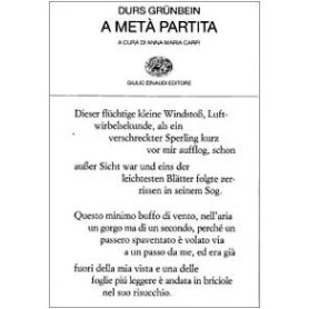 A metà partita. Testo tedesco a fronte.