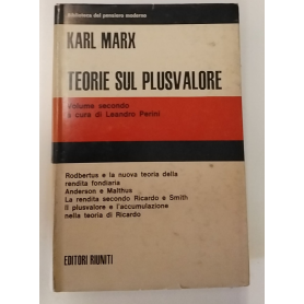 Teorie sul plusvalore. Volume secondo