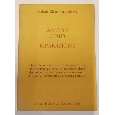 Amore odio e riparazione