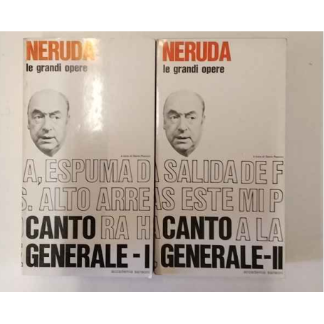 Le grandi opere. Canto generale I-II.