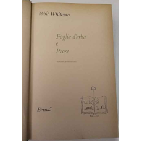 Foglie d'erba e prose