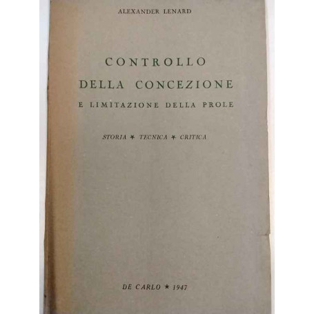 Controllo della concezione e limitazione della prole
