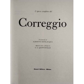L'opera completa del Correggio.