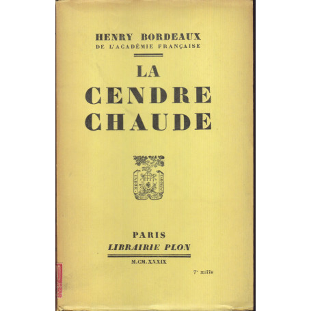 La cendre chaude