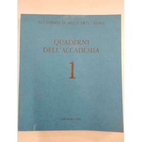 Quaderni dell'accademia 1
