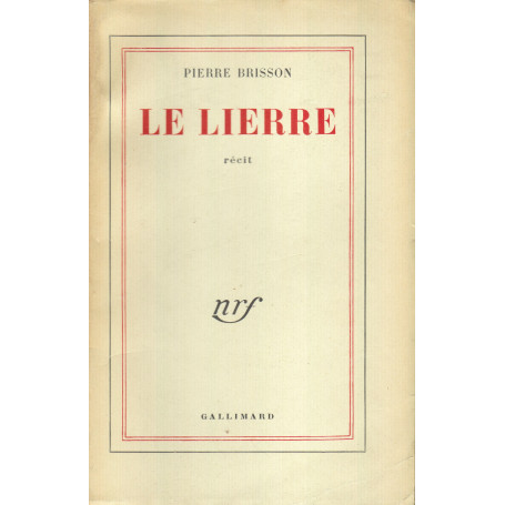 Le lierre. Récit.