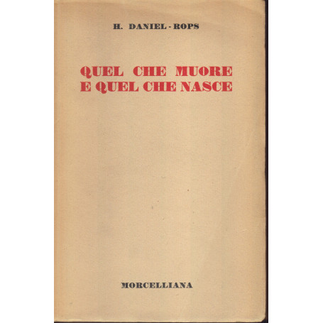 Quel che muore e quel che nasce