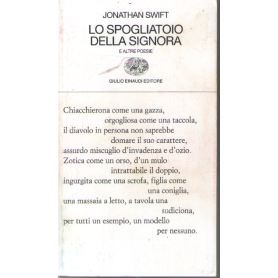 Lo spogliatoio della signora e altre poesie. Testo originale a fronte.