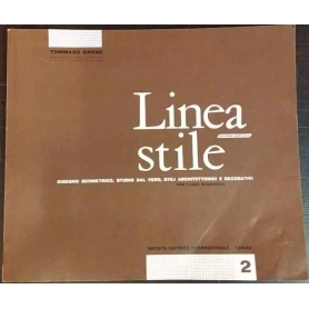 Linea stile. Disegno geometrico studio dal vero stili architettonici e decorativi. 2