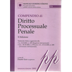 Compendio di diritto processuale penale