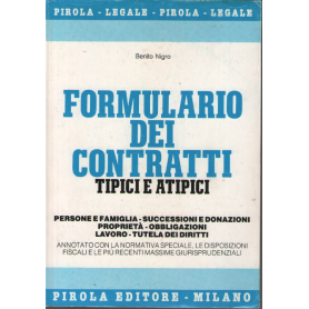 Formulario dei contratti tipici e atipici