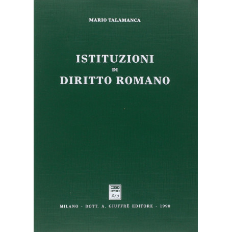 Istituzioni Di Diritto Romano