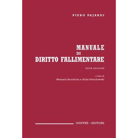 Manuale di diritto fallimentare