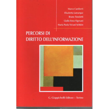 Percorsi di diritto dell'informazione.