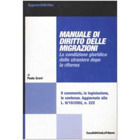Manuale di diritto delle migrazioni. La condizione guiridica dello straniero dopo la riforma