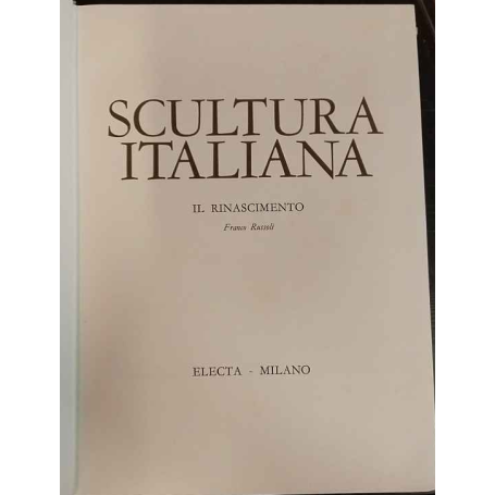 Scultura italiana. Il Rinascimento.