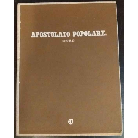 Apostolato Popolare 1840-1843