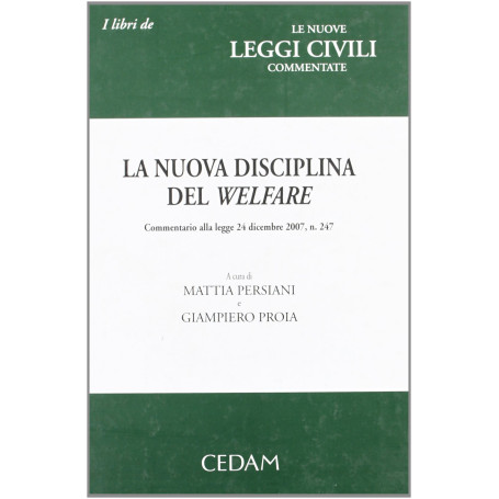 La nuova disciplina welfare