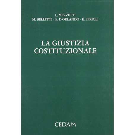 La giustizia costituzionale