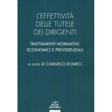 L'effettività delle tutele dei dirigenti. Trattamenti normativi economici e previdenziali