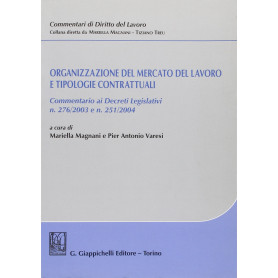Organizzazione del mercato del lavoro e tipologie contrattuali. Commentario ai Decreti legislativi n. 276/2003 e n. 251/2004