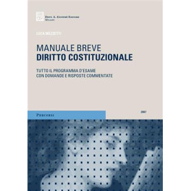 Manuale breve Diritto costituzionale