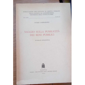 Saggio sulla pubblicità dei beni pubblici