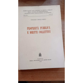 Proprietà pubblica e diritti collettivi. AUTOGRAFATO.